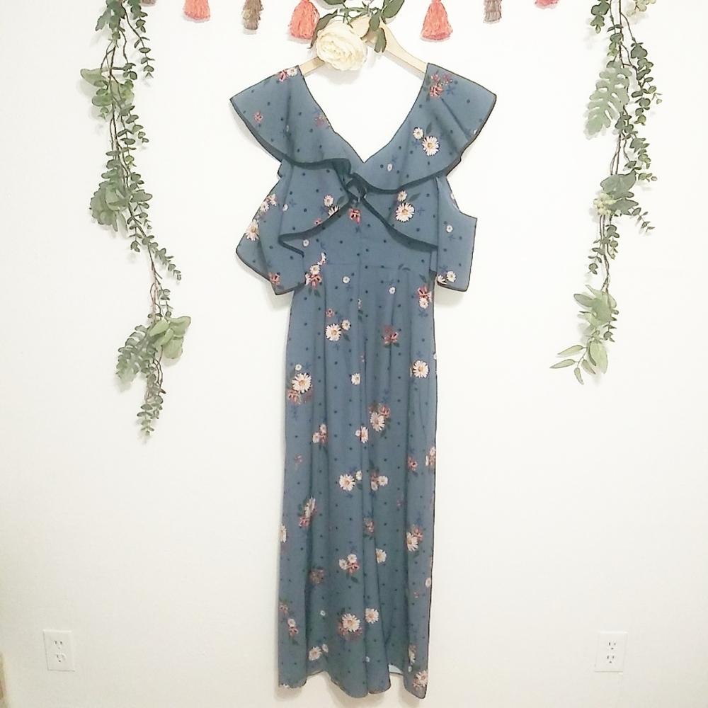 Nwt Keepsake Run Free Floral Jumpsuit - Picture 6 of 8